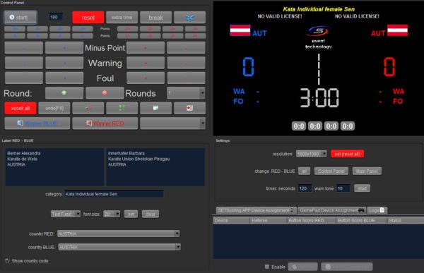 SET Point Panel - Timing/Scoring Software - 1-Year License - Image 8